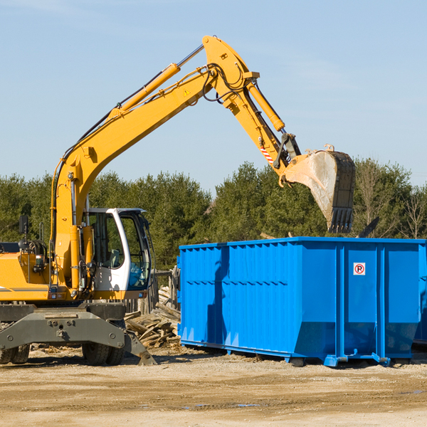 how many times can i have a residential dumpster rental emptied in Collins